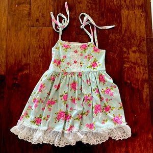 Haute Baby Floral Lace dress